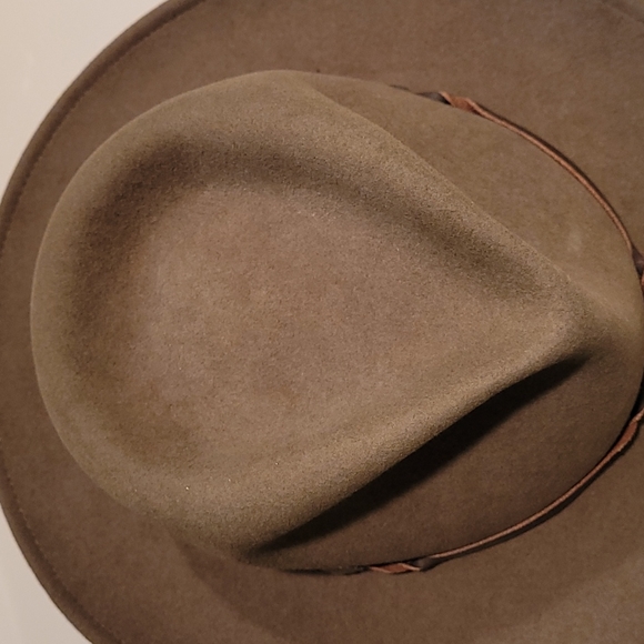 ELAN BLANC Hat w/ leather hat band, EUC, XL - Picture 7 of 10